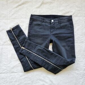 Stella McCartney Low Rise Zippered Leg Skinny Jeans